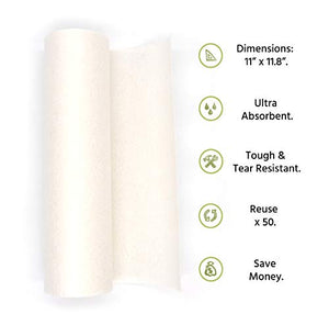 Bamboo Paper Towels Dimensions