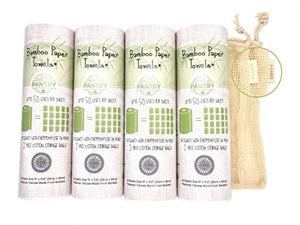 Bamboo Paper Towels 4 pack