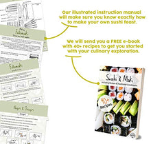 Load image into Gallery viewer, sushi making kit, guide book