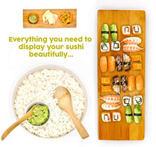 Load image into Gallery viewer, sushi making kit, bamboo tray
