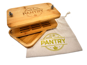 Tofu press, with bag another angle