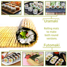 Load image into Gallery viewer, sushi stsarter kit, bamboo rolling mat